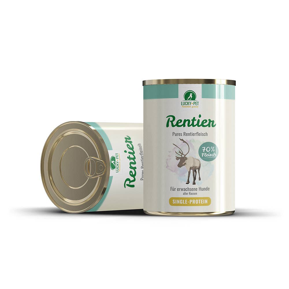 Lucky-Pet Rent Renkött 800 g – Våtfoder med ren