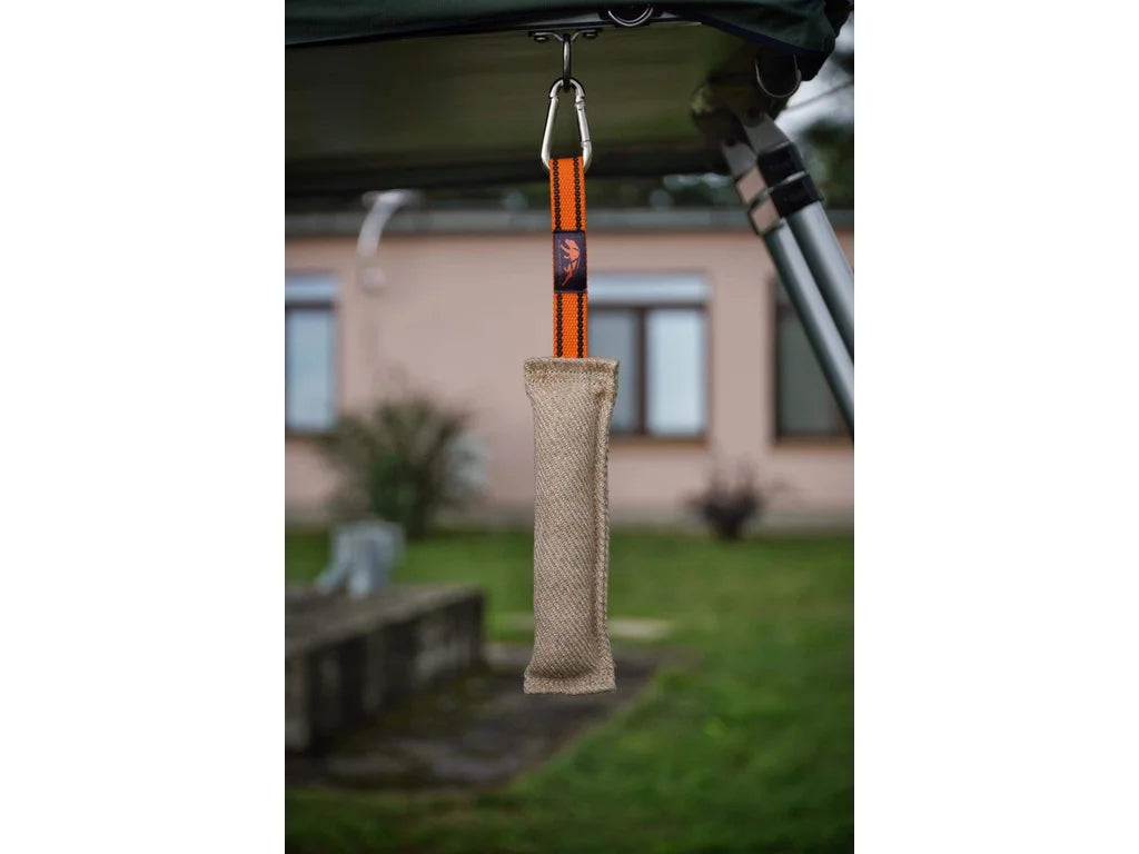 Standard Jute × Ringo – Hybrid bitkudde 25 × 7 cm