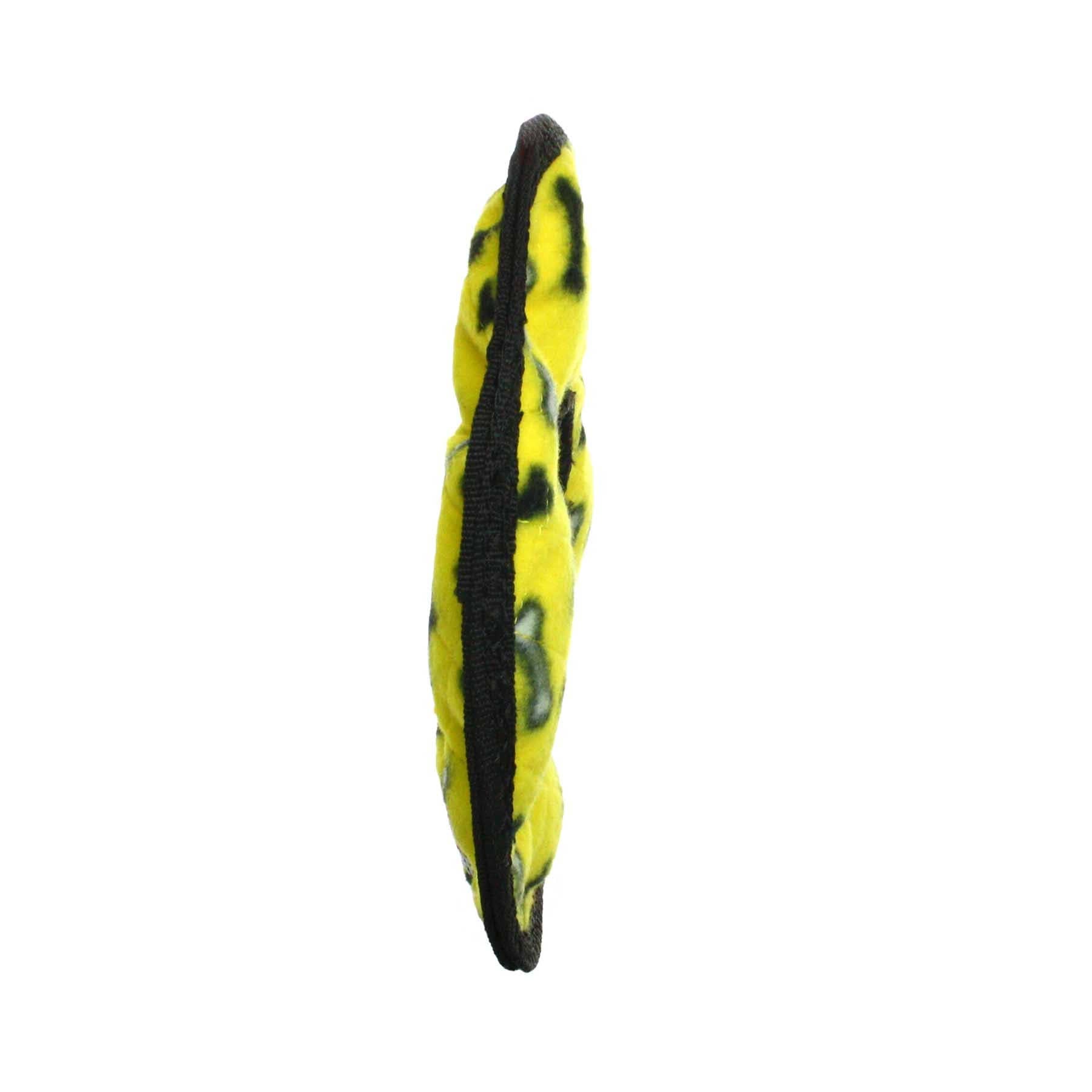 Tuffy No Stuff Ultimate Ring – Gul | Slitstark Squeaky Hundleksak
