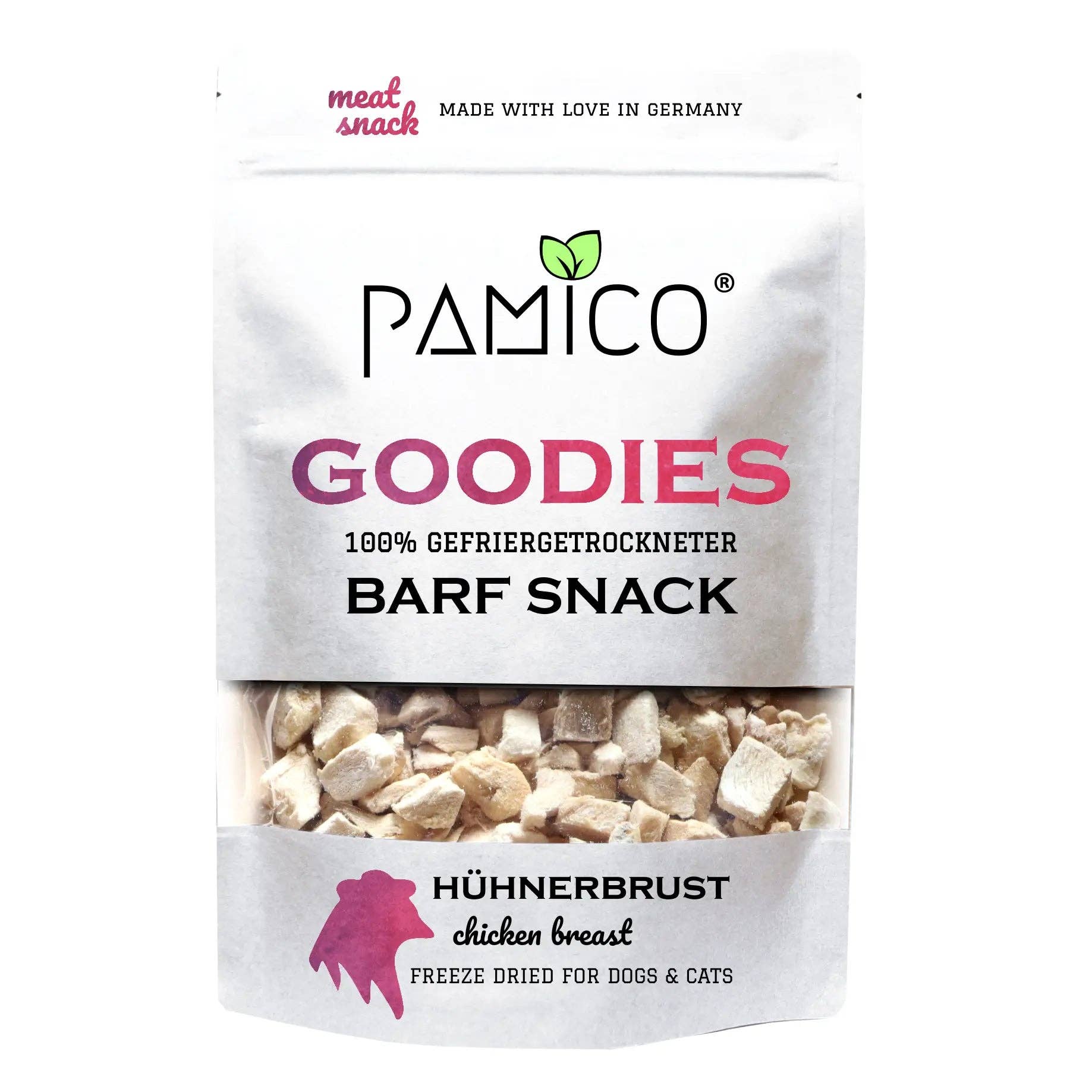 Pamico – Frystorkat kycklingbröst | BARF Snack för hundar & katter