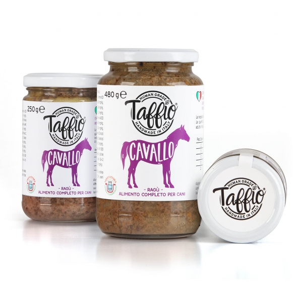 Taffio Pet Food – Häst Ragù 250 g | Komplett våtfoder för hund