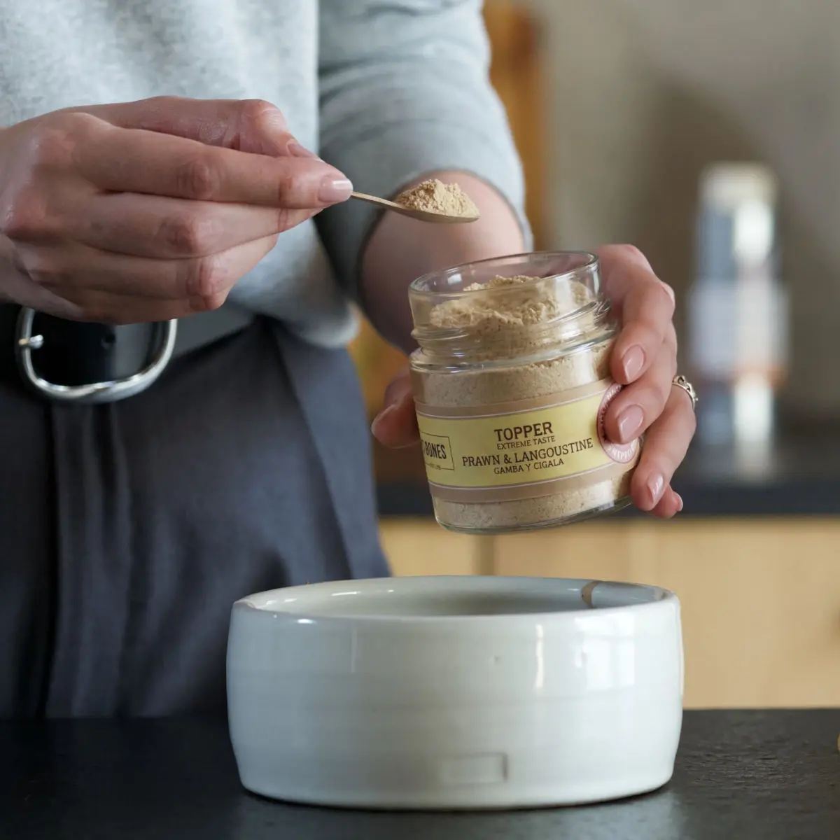 Topping med räka & havskräfta – naturlig smakförhöjare för hund och katt, 100 g