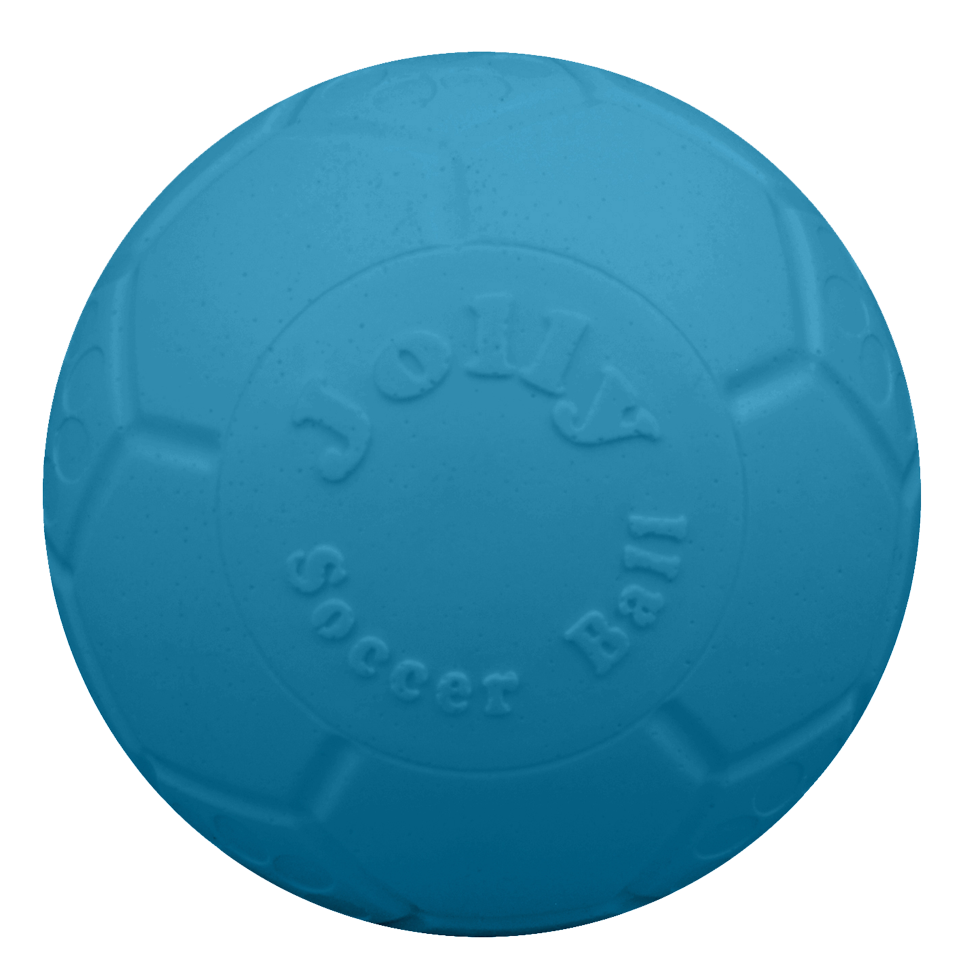 Jolly Fotboll 15 cm oceanblå – flytande hundboll för apport och lek