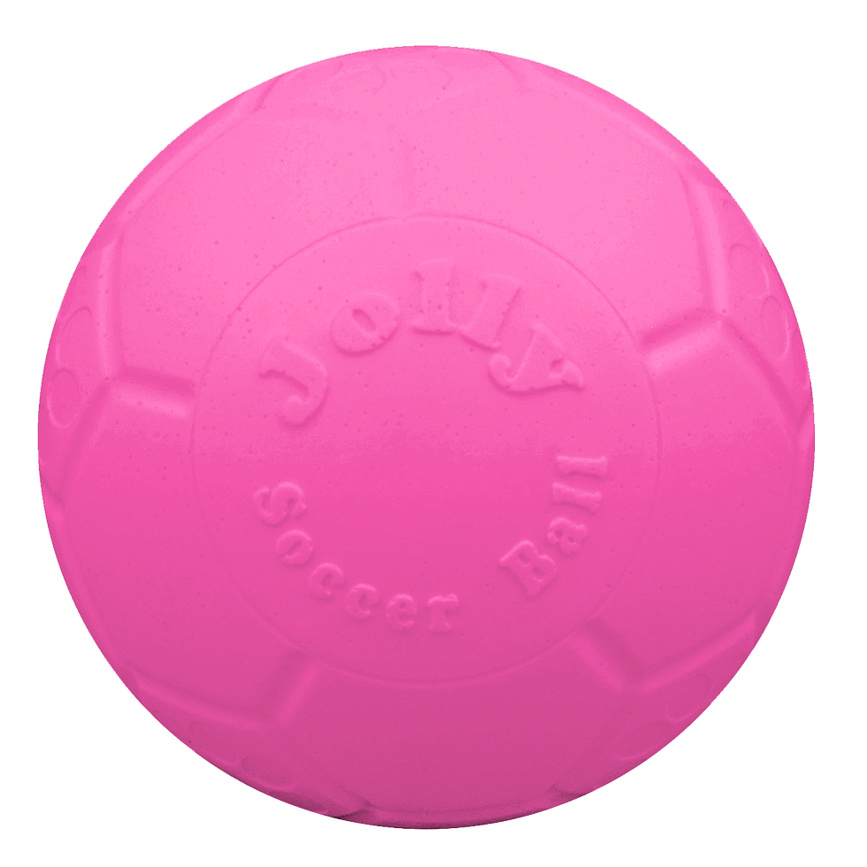 Jolly Fotboll 15 cm rosa – flytande hundboll för apport och lek
