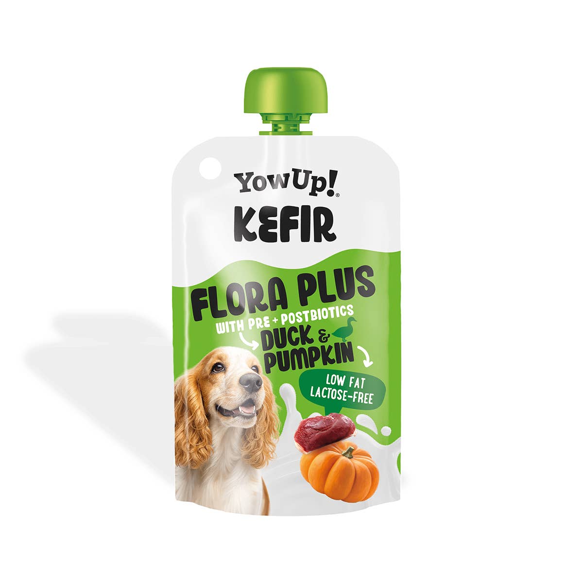 YowUp! Kéfir Pumpa & Anka – Laktosfri kéfir för hund med prebiotika