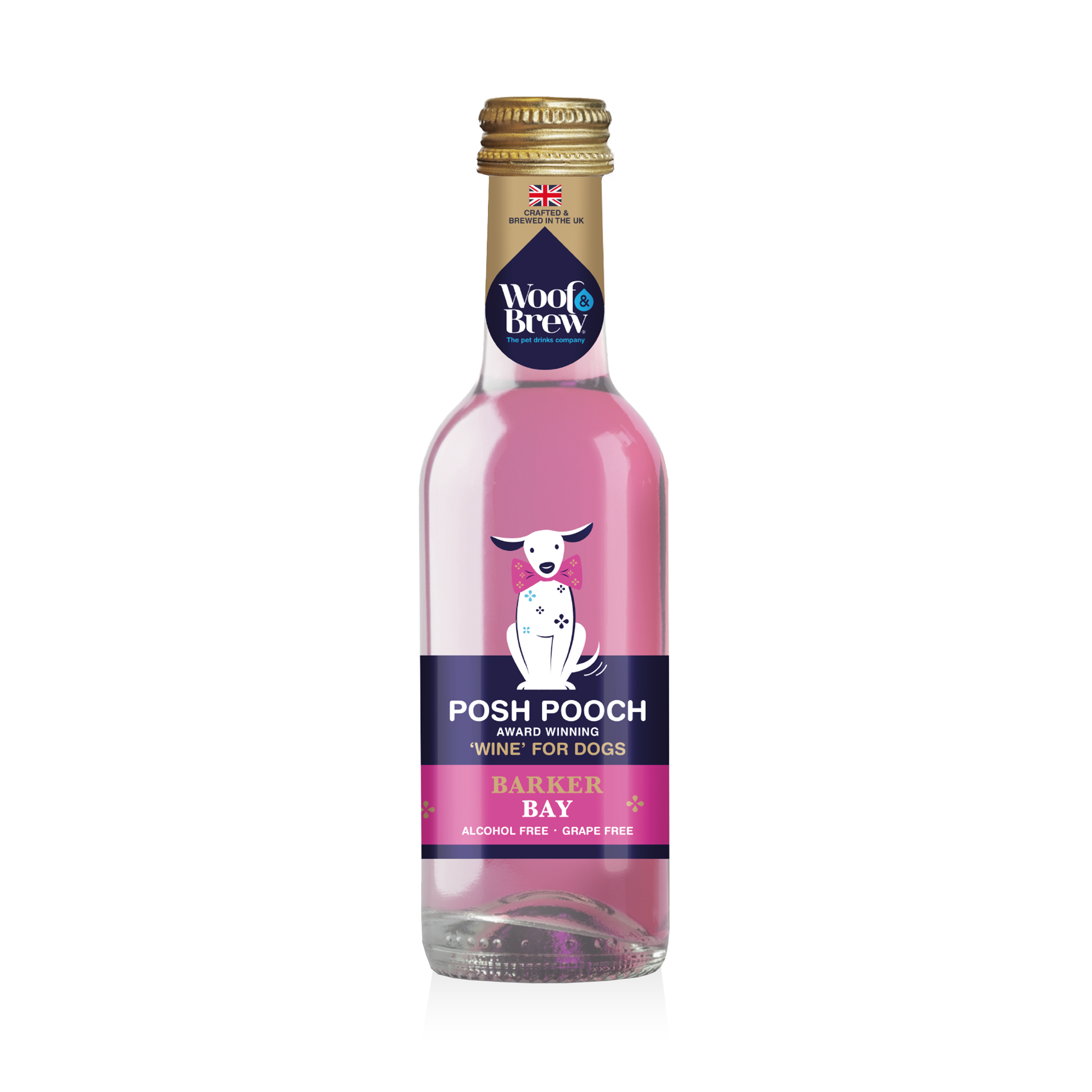WOOF&BREW – Posh Pooch Rosé Hundvin // Gåva eller Godbit