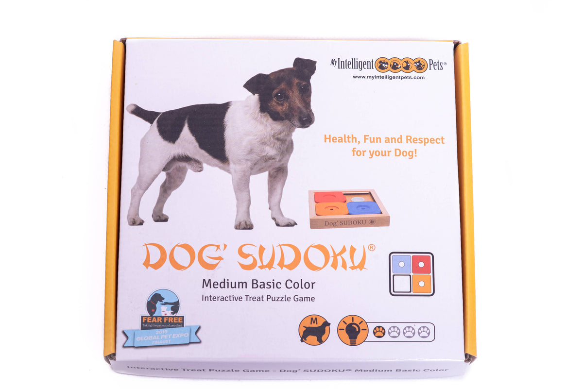 My Intelligent Dogs - SUDOKU Medium Basic Färg - intelligent husdjurspussel