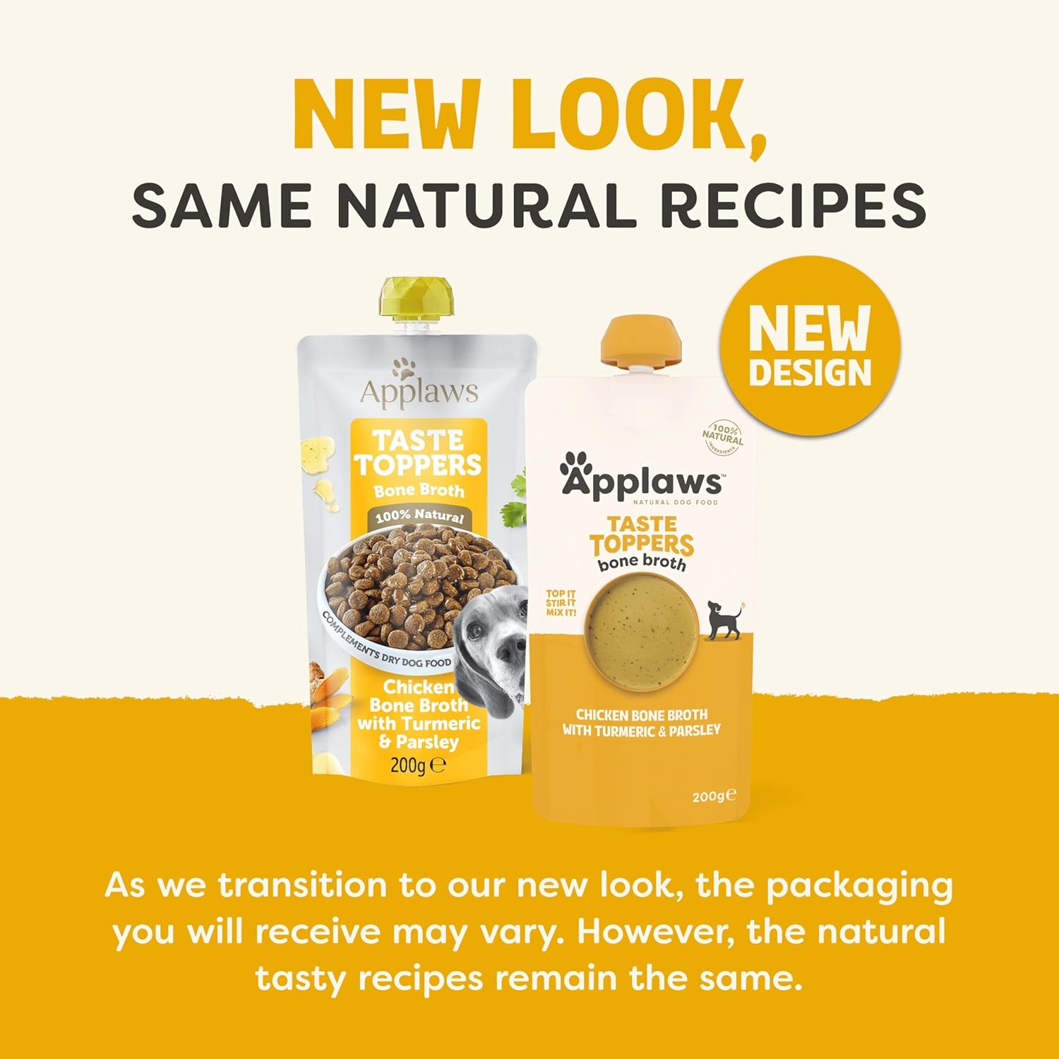 Applaws DOG Taste Toppers Kycklingbenbuljong 200 ml
