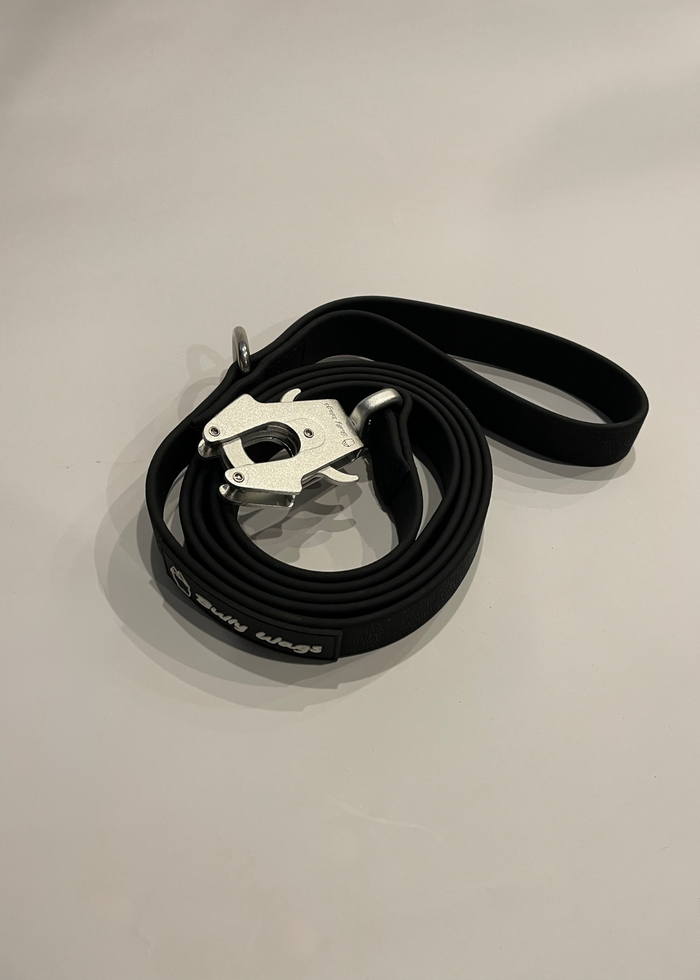 Bully Wags - Vattentät PVC Hundkoppel: Silver / 120 cm