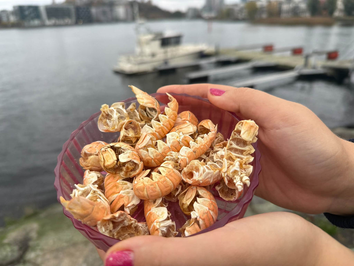 Torkade kräftor 50 g, Krispigt Premiumgodis