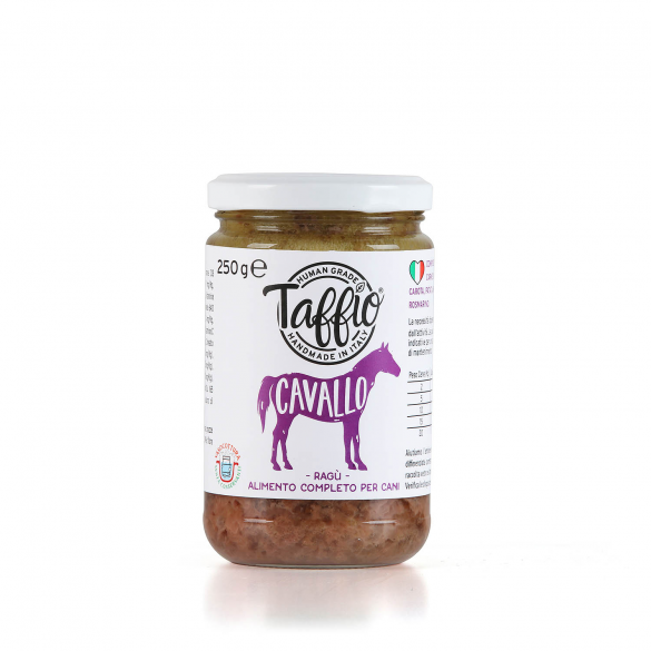 Taffio Pet Food – Häst Ragù 250 g | Komplett våtfoder för hund