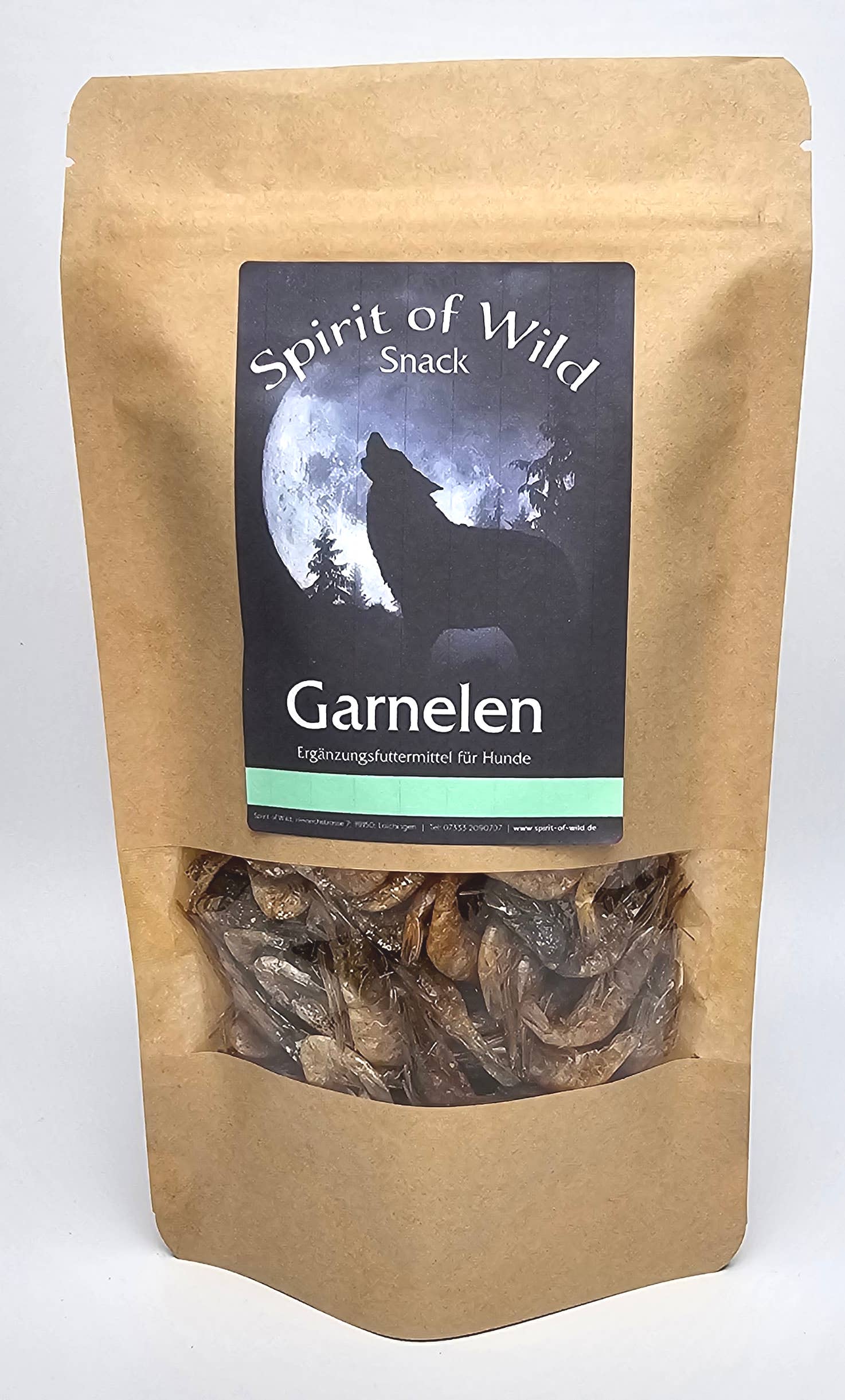 Hela räkor 50 g – naturligt hundgodis av 100 % räkor