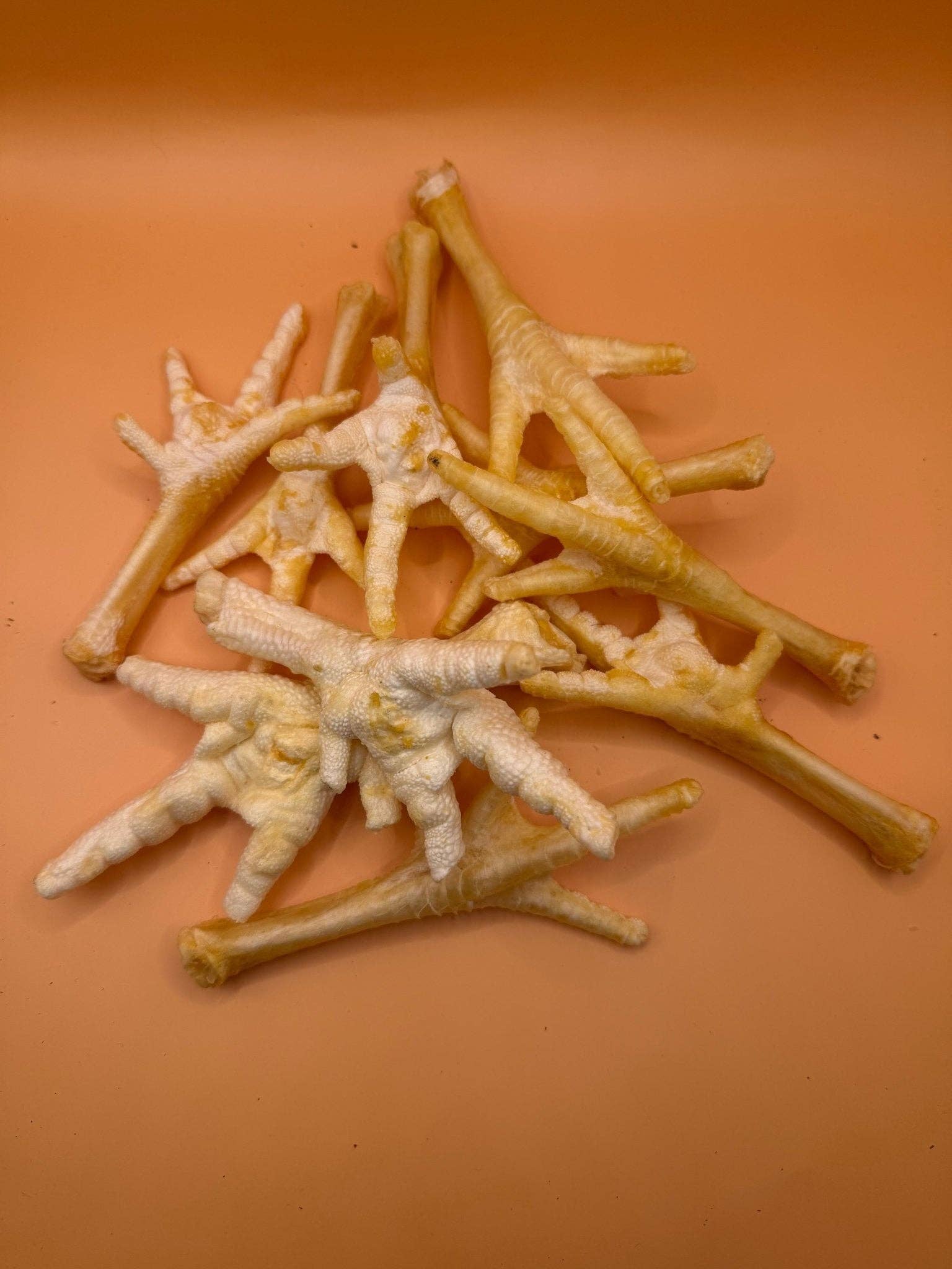 Puffade kycklingfötter 250 g
