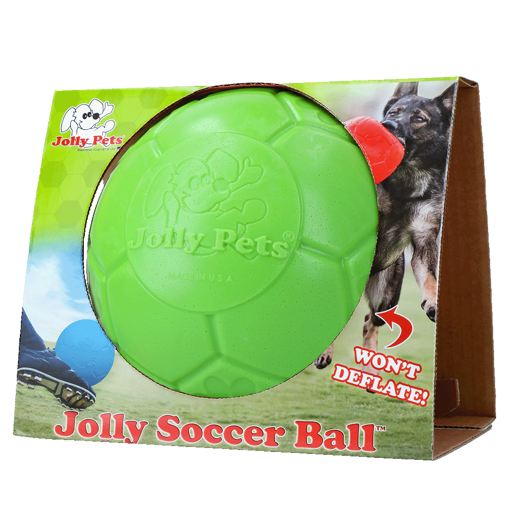 Jolly fotboll 20 cm – tålig hundboll för lek, apportering och vatten
