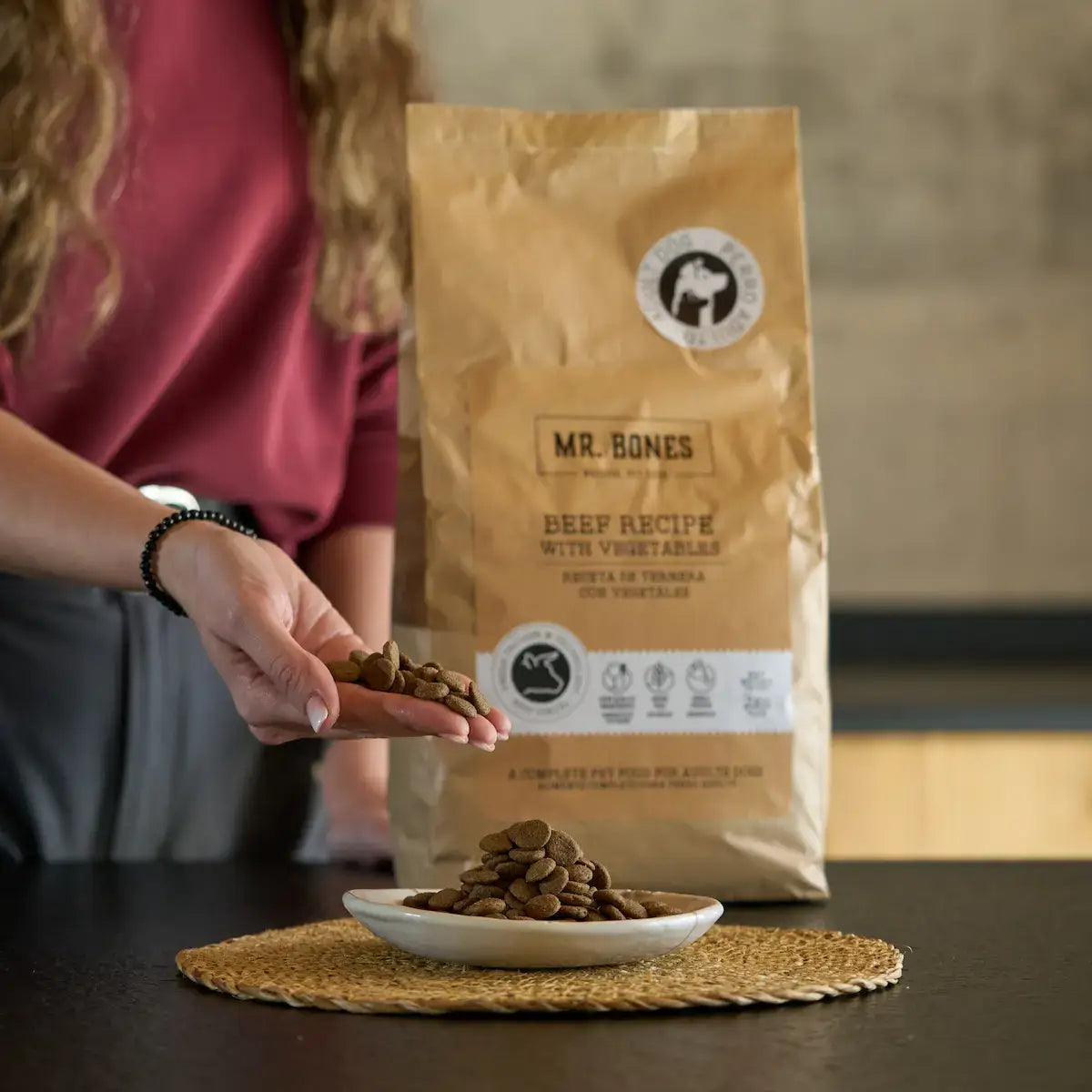 Mr.Bones - Natural Pet Products - Torrfoder för hundar – kornfritt recept med nötkött
