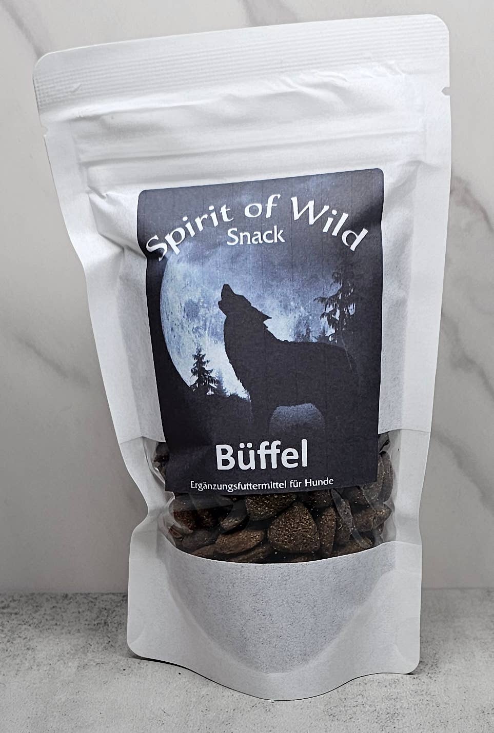 Buffalo spannmålsfritt 150 g – naturligt hundgodis av buffel