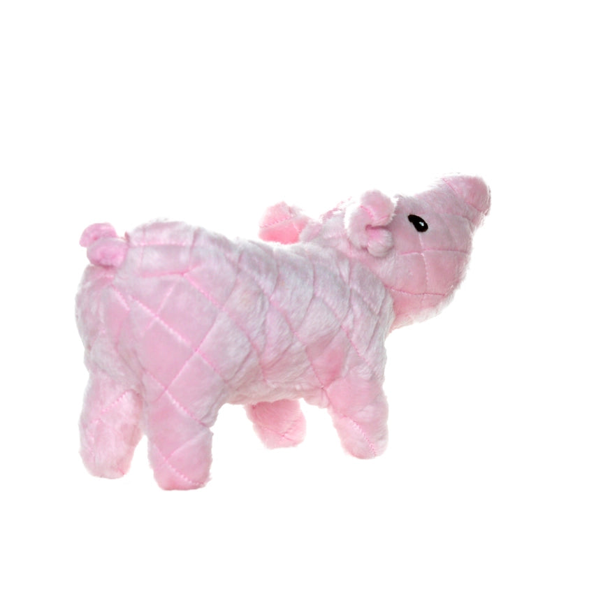 Tuffy Mighty Series Farm Pig – slitstark plyschleksak för aktiv lek