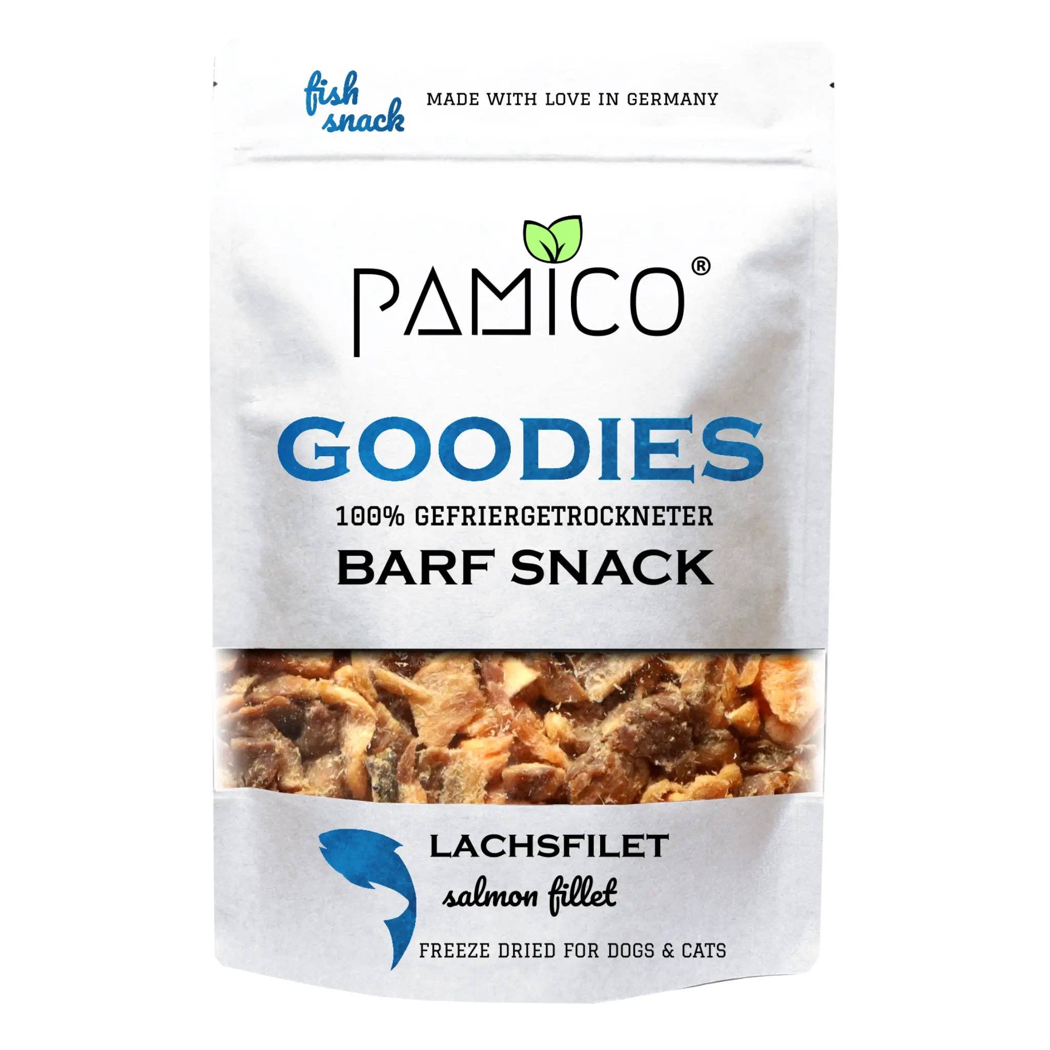 Pamico – Frystorkad laxfilé | BARF Snack för hundar & katter