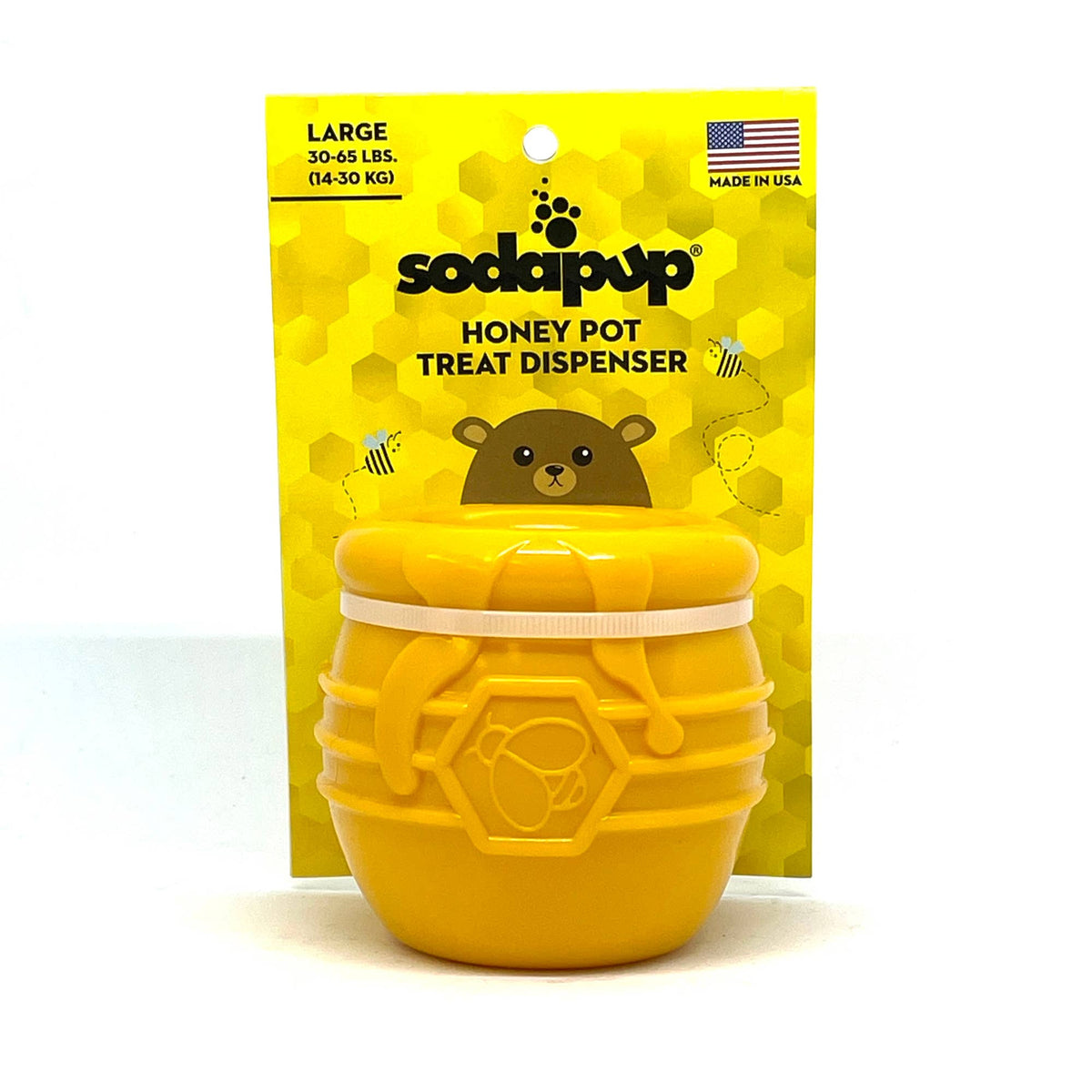 SodaPup Honungsgryta för Hund Röd – Godisdispenser och Slow Feeder