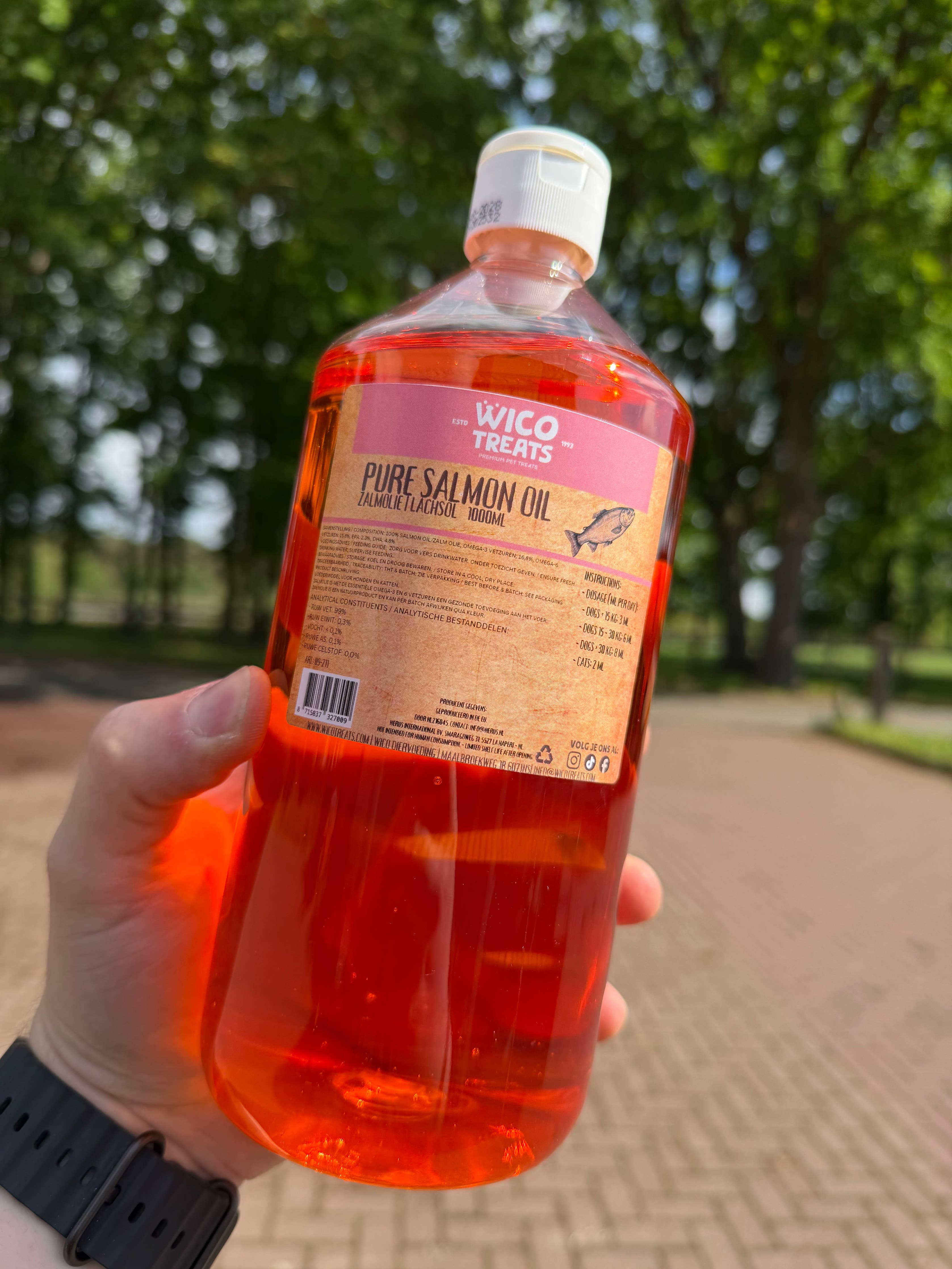 Laxolja 500 ml – Naturligt tillskott med Omega-3 och Omega-6