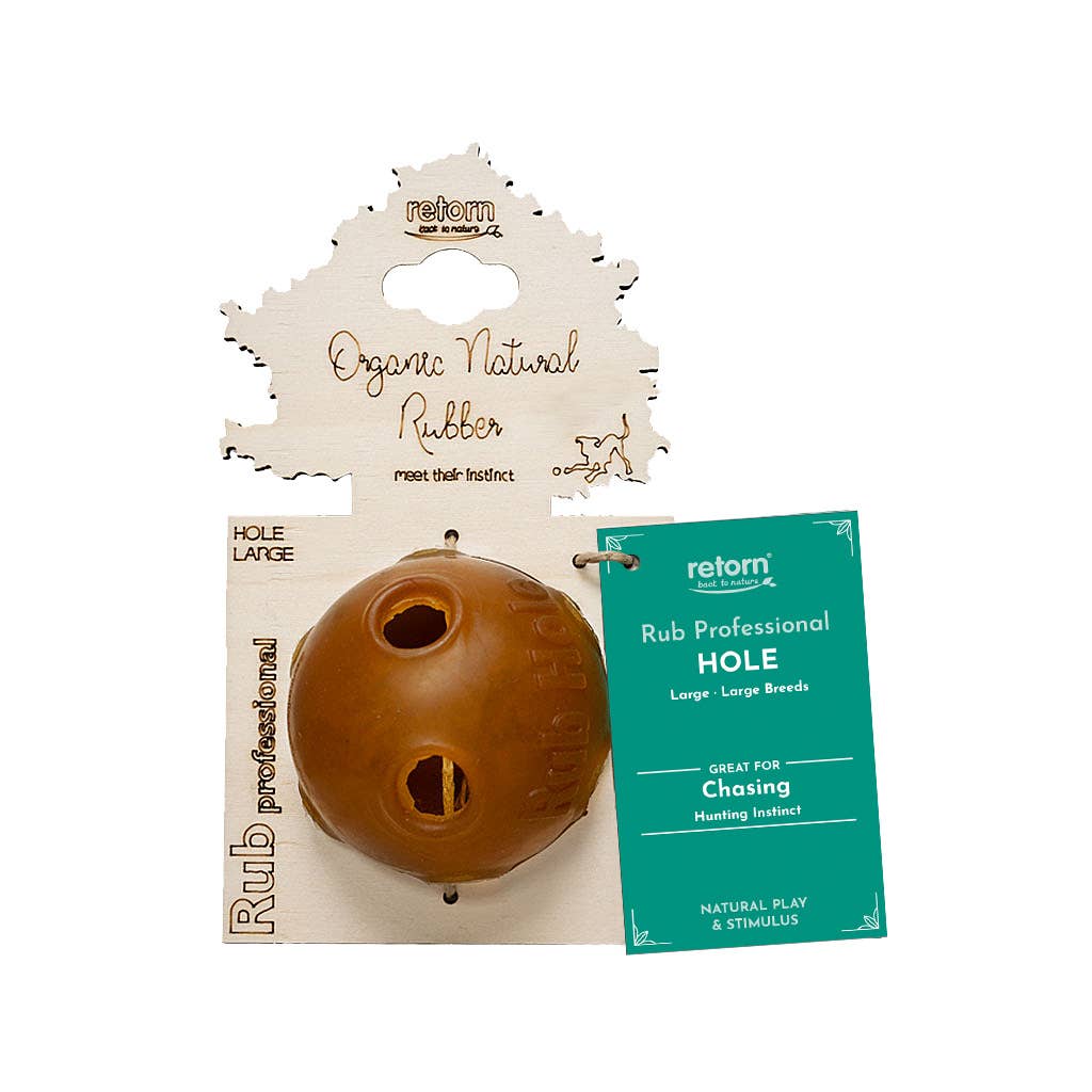 Gnugga hål hund leksak: M