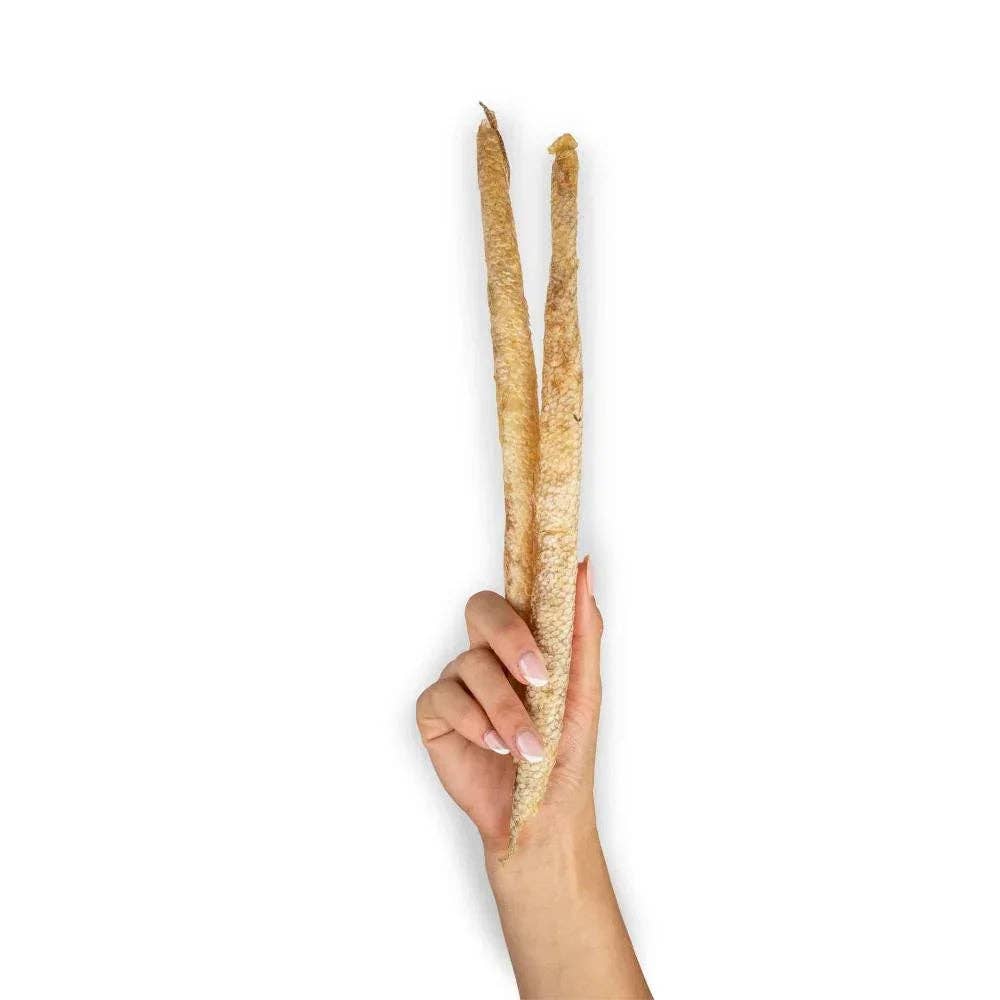 Rödfisksticks – naturligt hundgodis av vit fisk