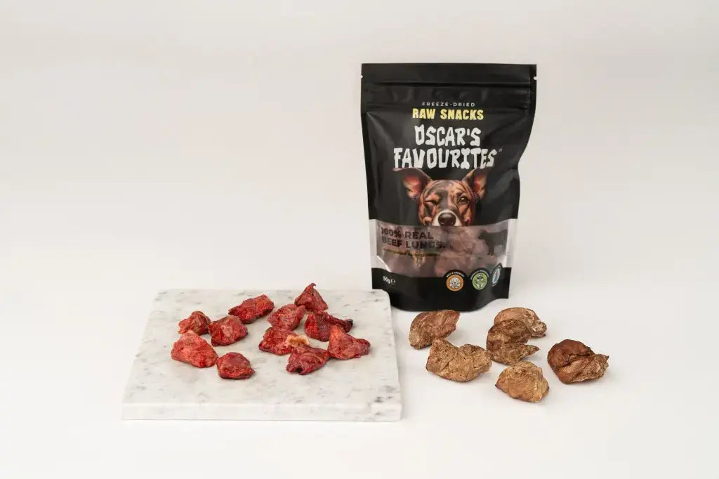 Frystorkad Nötlunga för Hund – Proteinrikt Premiumgodis