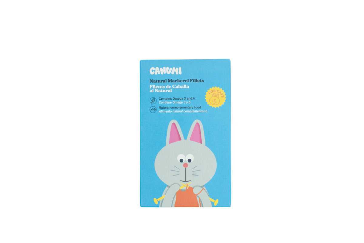 Naturliga Makrillfiléer 120 g – för hund och katt