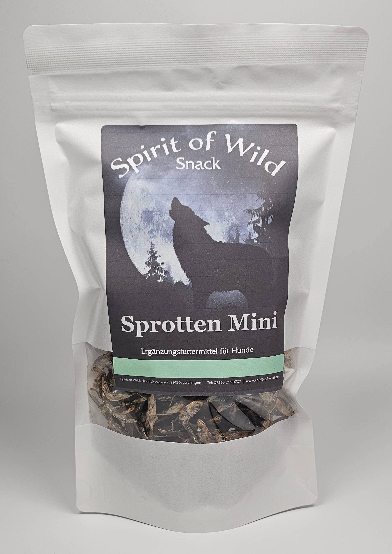 Snack sprotten mini 100 g – naturligt fiskgodis för hund