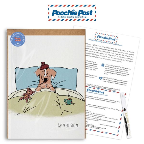 Poochie-Post – Ätbart Hälsningskort för Hund | Present & Hundgodis