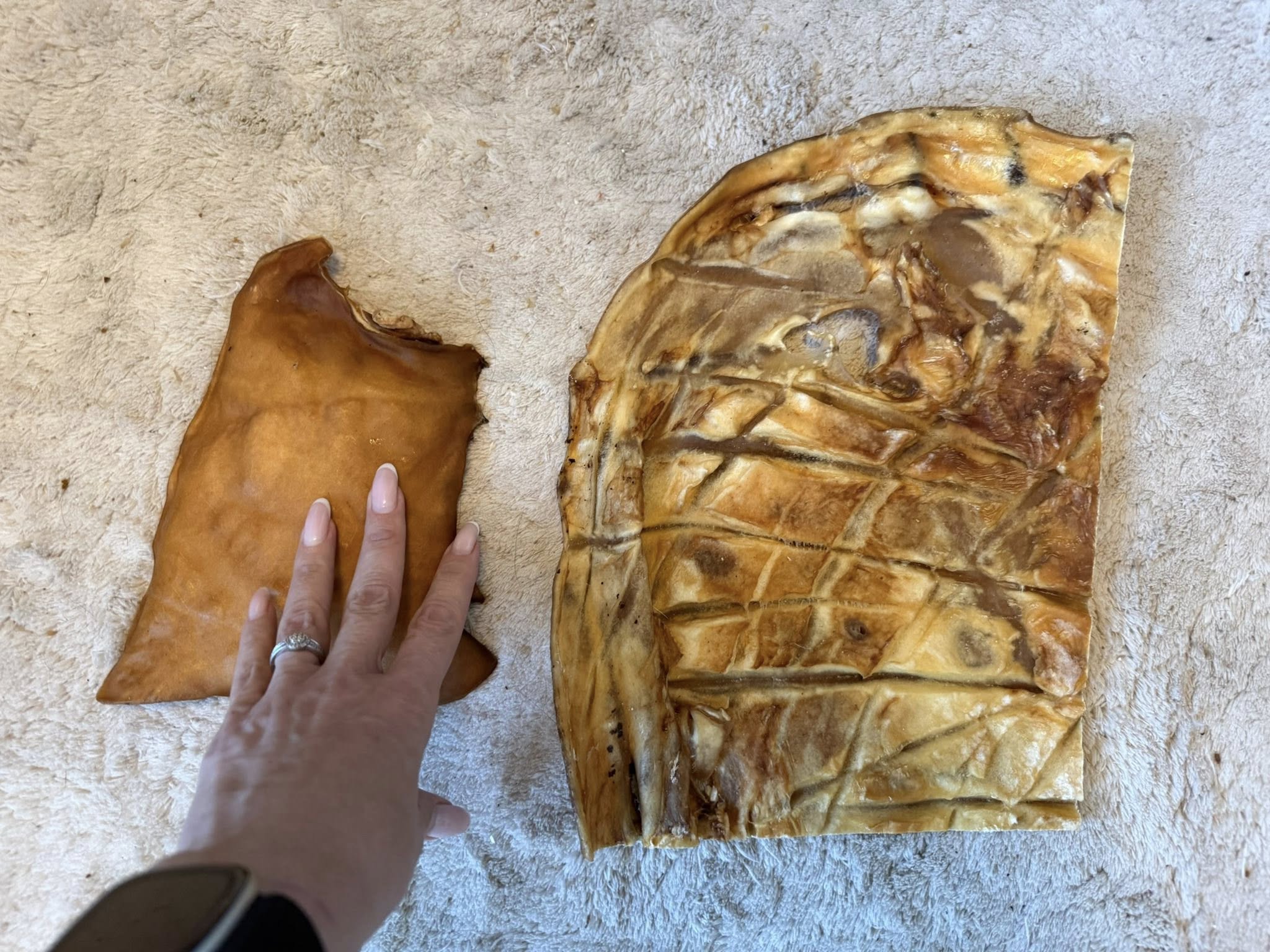 Extra Hård Oxhud – XXL-platta | Naturligt hundtugg för kraftfulla käkar