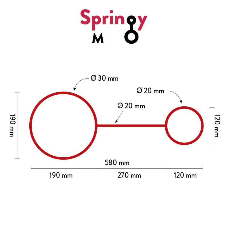 Springy – Originalet från Italien | Premium springpole-leksak Medium