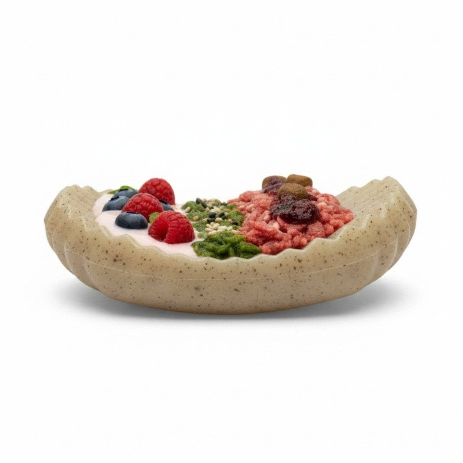 Potatischips – nylontugg och berikningsleksak för hund