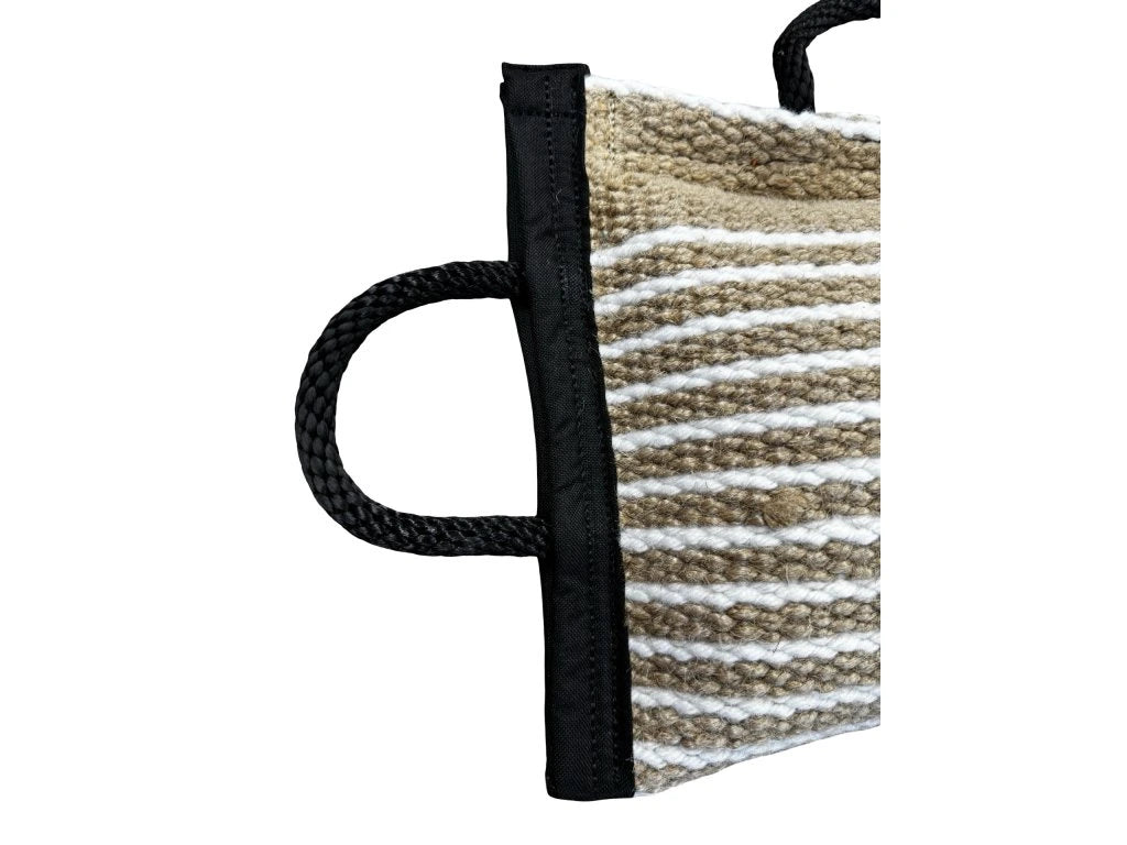 Orange County – Wedge Pillow L Hard | Kampkudde i jute