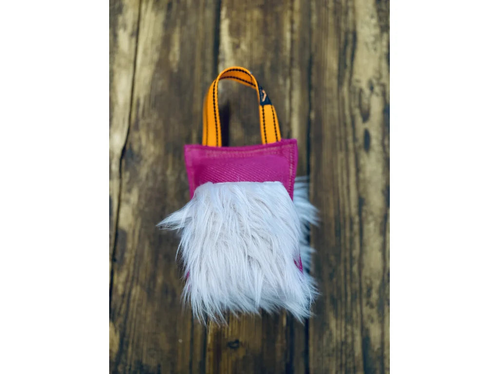 Kampkudde med fuskpäls för hund – HANG WIDE Rosa Limited Edition