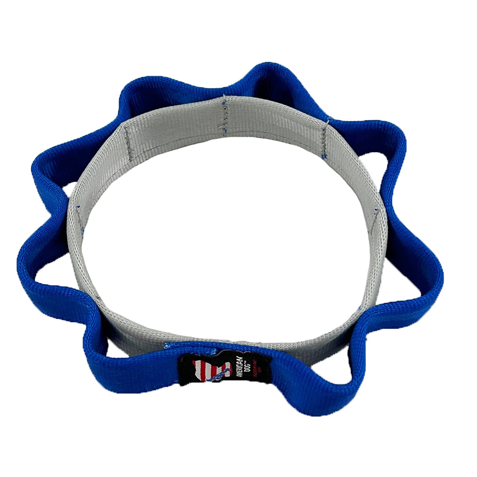 Seatbelt 2 Tone Sprocket Tug Flyer | Interaktiv drag- & kastleksak för starka käkar