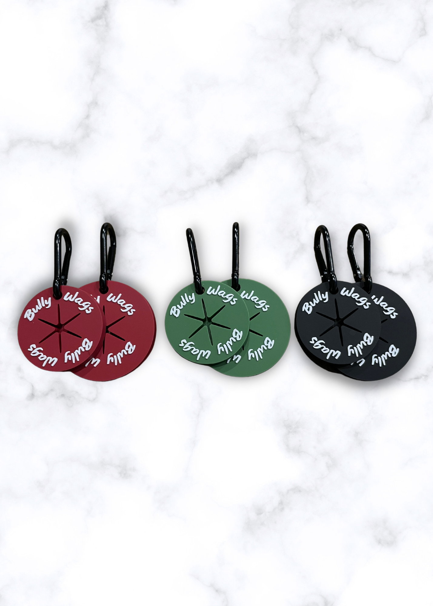 Bully Wags Poop Bag Clips – Praktisk Bajspåsehållare för Hundpromenader | Staffeshoppen
