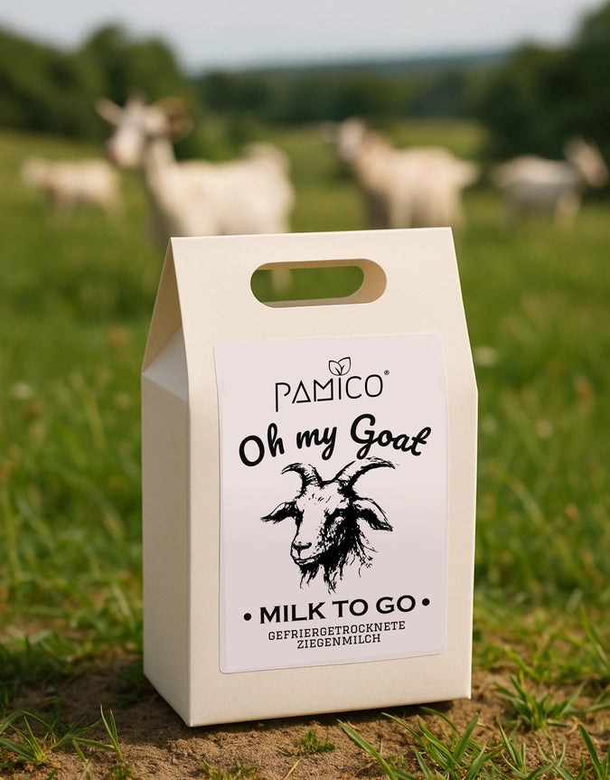 PAMICO Oh My Goat Milk To Go – Frystorkad getmjölk för hundar & katter