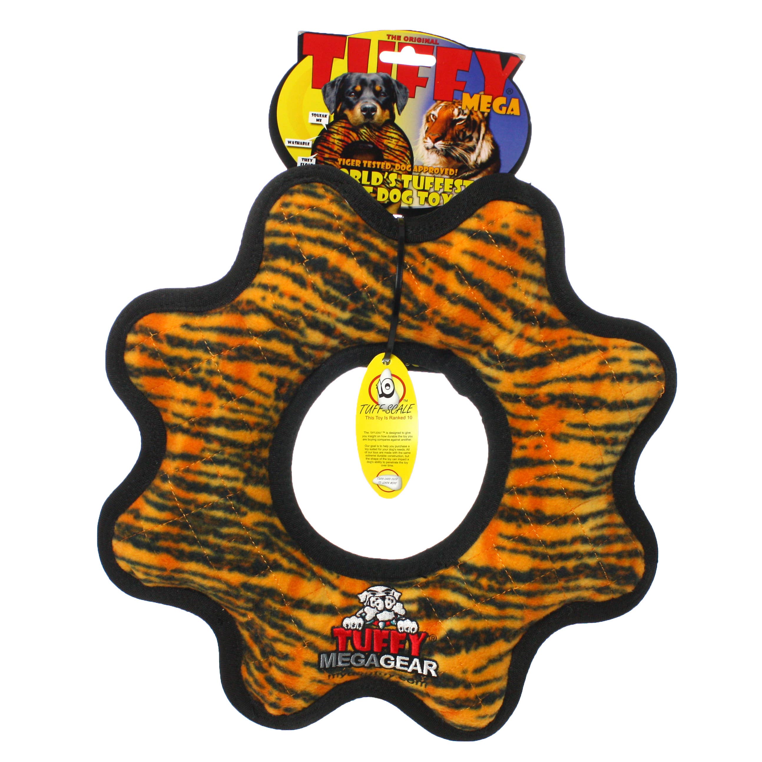 Tuffy Mega Gear Ring Tiger – Extra slitstark pipring