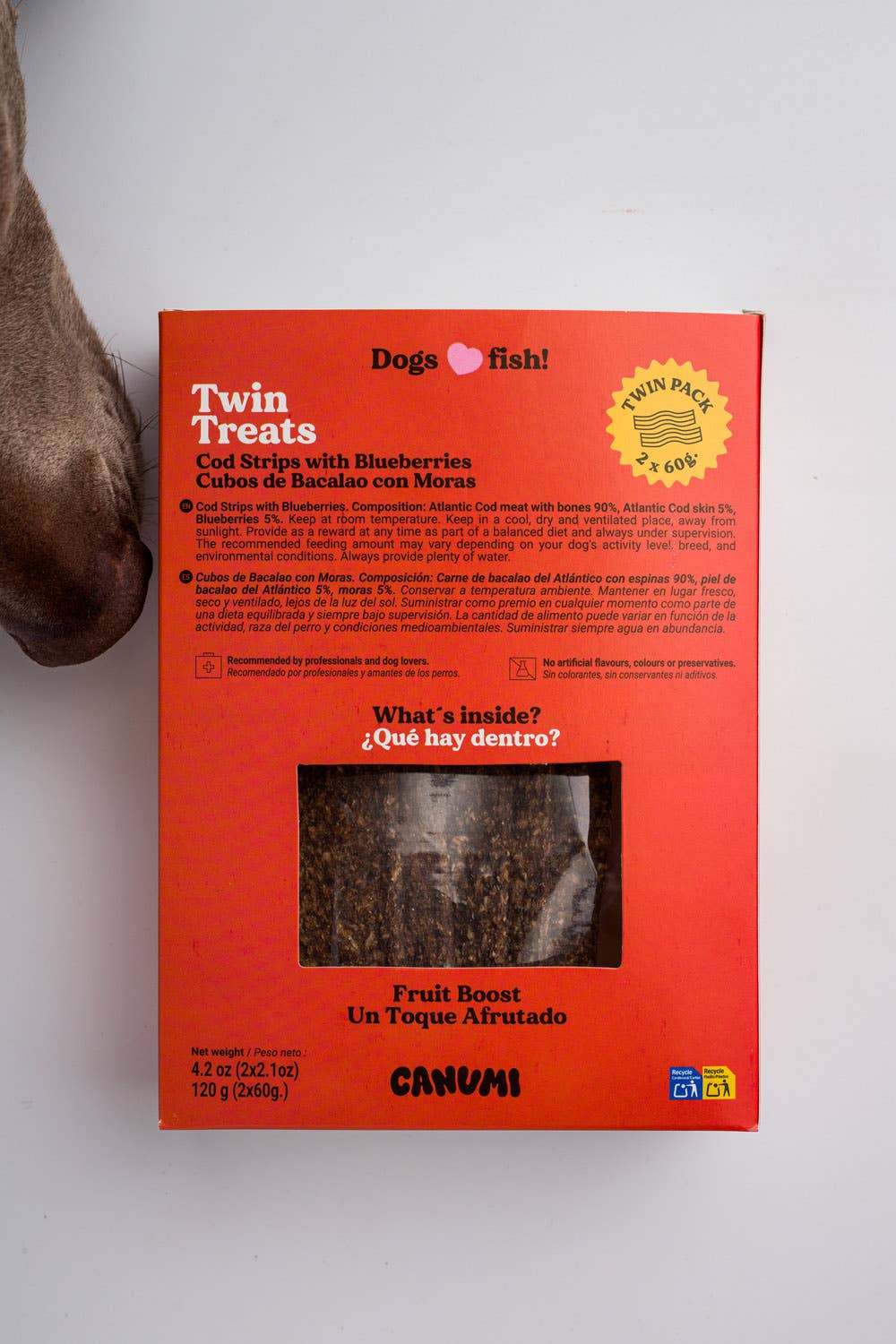 Twin Treats – Vargfiskskinn 2 x 70 g