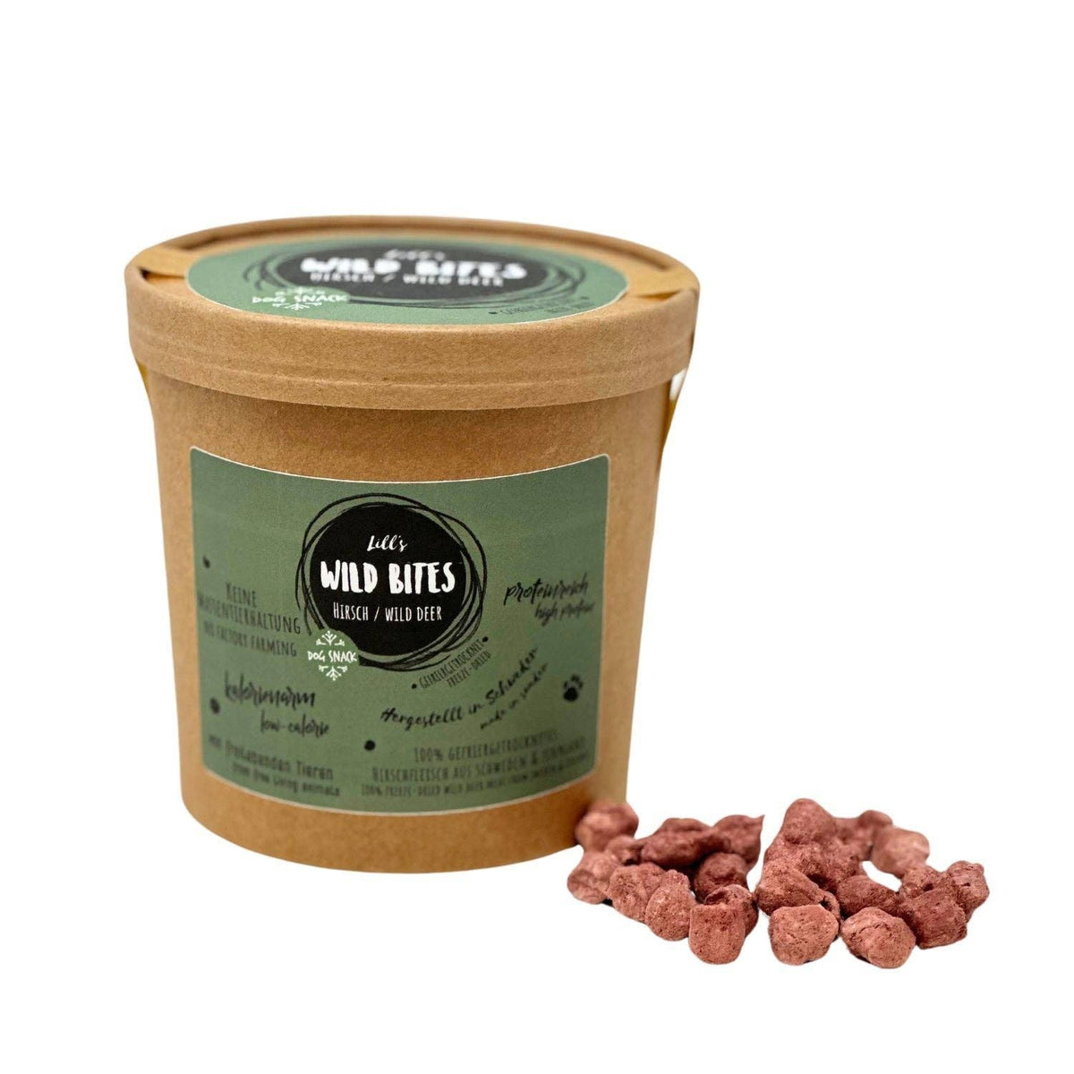 Hjort 150 g – Svenskt/finskt frystorkat hundgodis monoprotein NYHET!