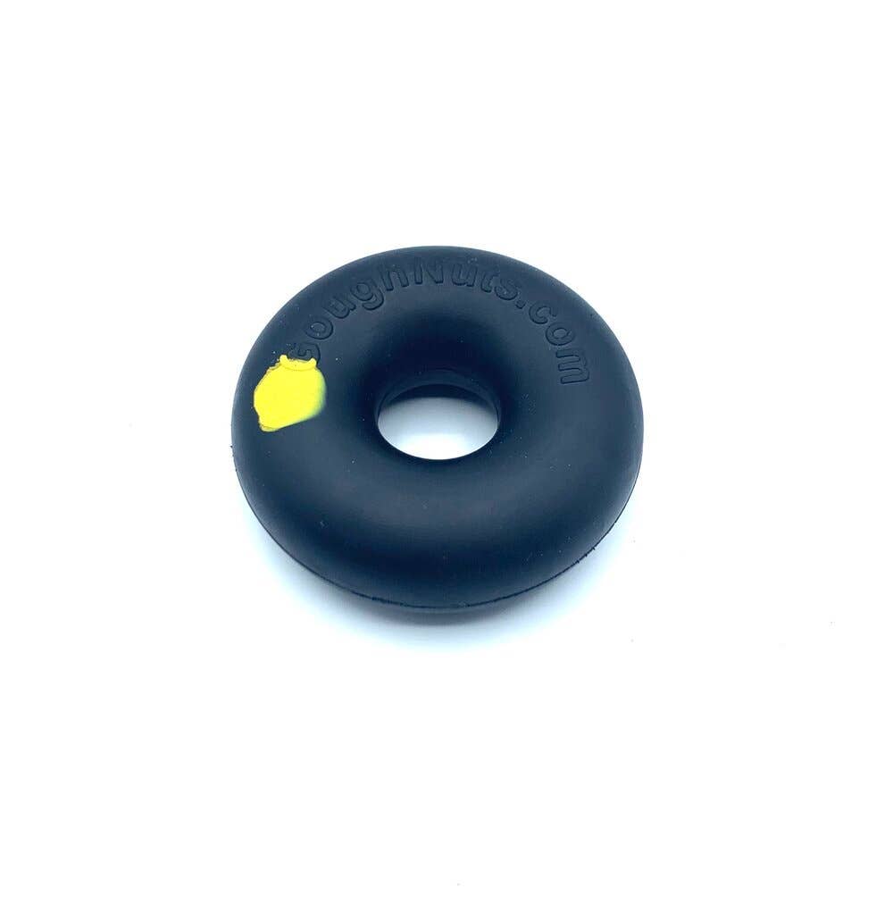 Goughnuts Inc. - Goughnuts Inc. svart tuggleksak i naturgummi, storlek 0,75 tum