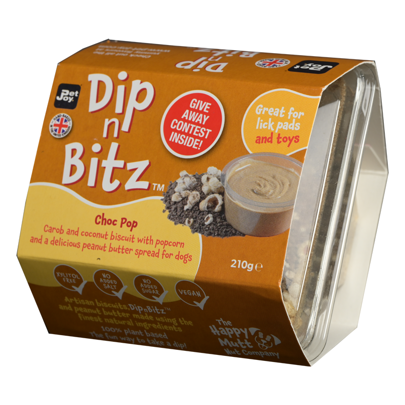 Pet-Joy Products - Pet Joy X Happy Mutt Dip N Bitz: Choc Pop