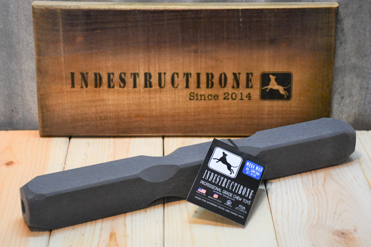 Indestructibone™ Mega Max 12" – Extrem power-chewer tuggleksak med garanti | För hundar 23–45 kg (51–100 lbs)
