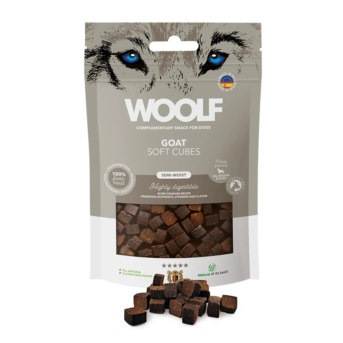 Soft Cubes Goat - mjukt hundgodis med get 100 g