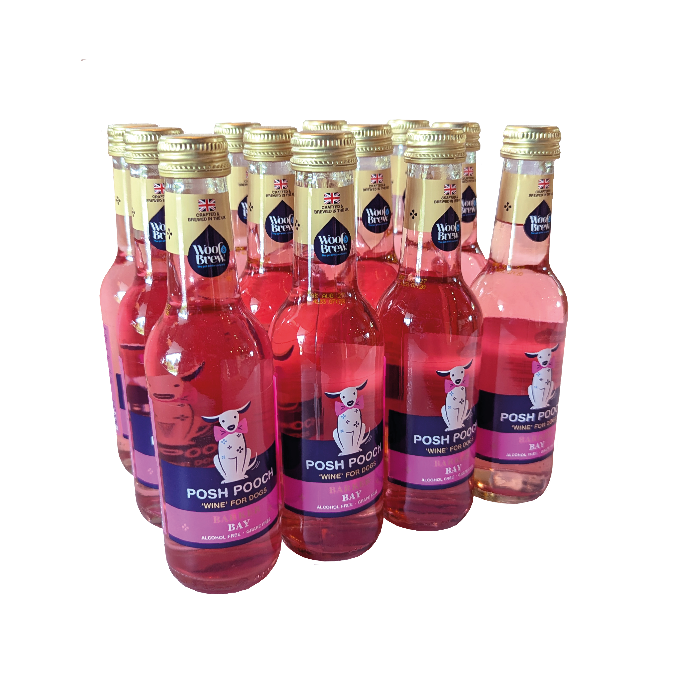 WOOF&BREW – Posh Pooch Rosé Hundvin // Gåva eller Godbit