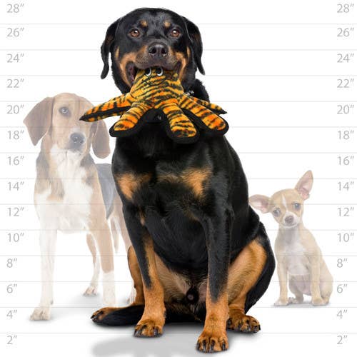 Tuffy Mega Oscar – Slitstark pipande hundleksak