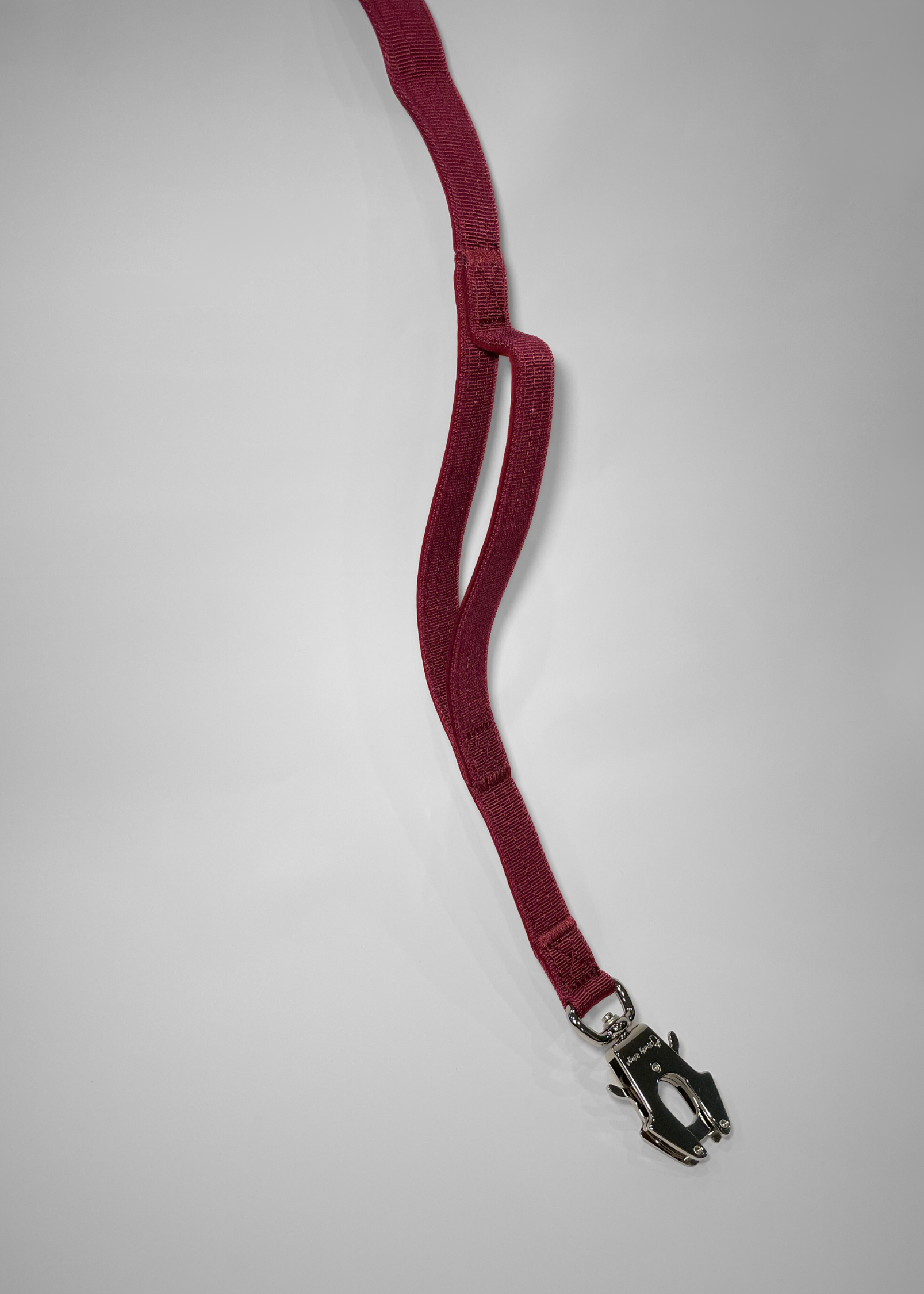 Bully Wags - Taktiskt hundkoppel - Cherry Wine: 180 cm/ W/trafikhandtag