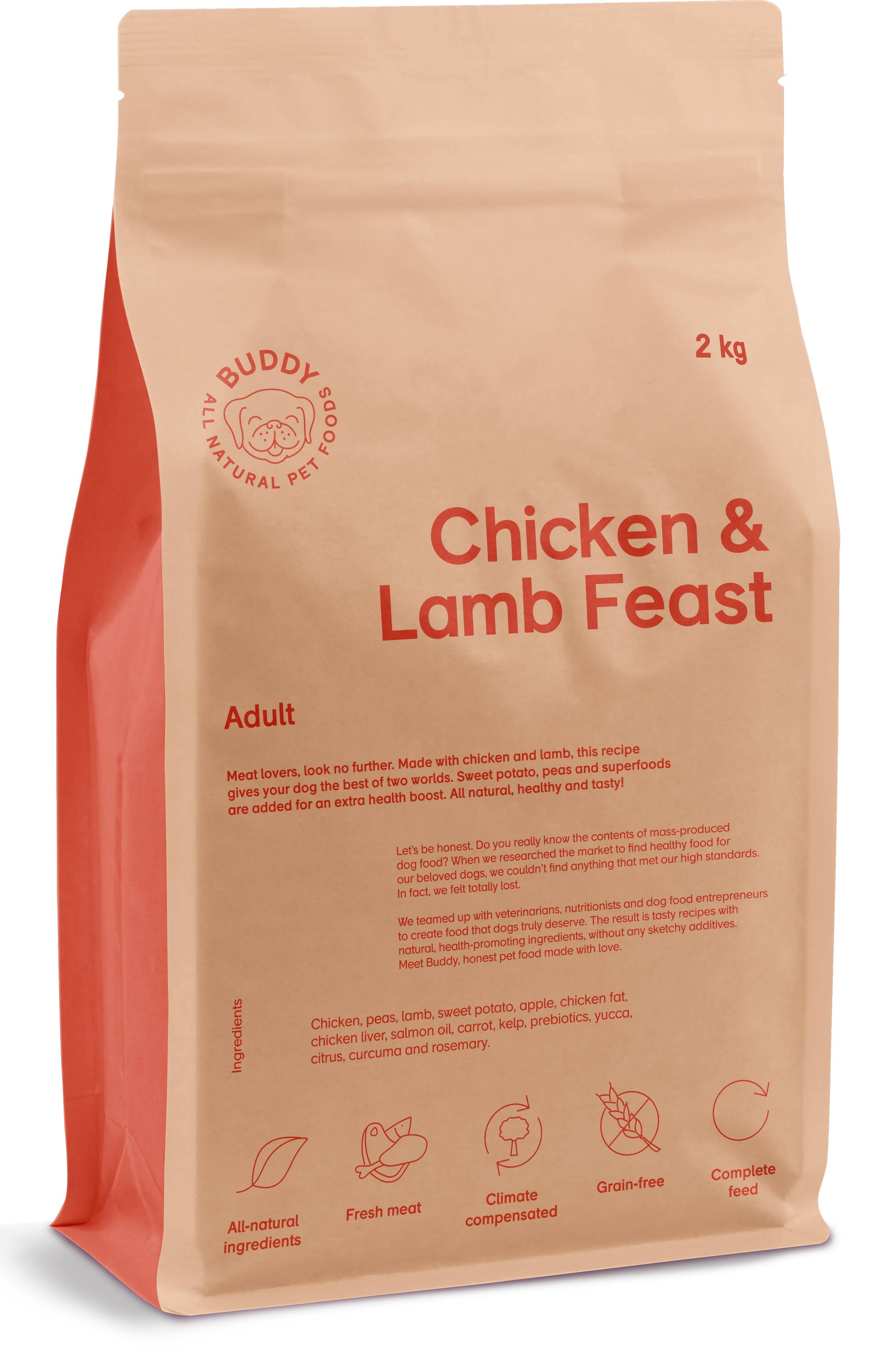 Finest Petfoods - Buddy Chicken + Lammfest 2 kg