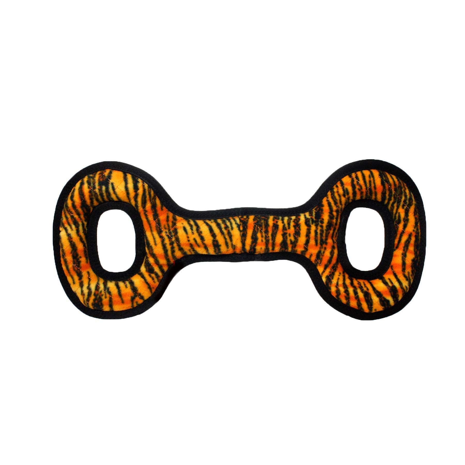 Tuffy Mega Tug Oval Tiger – Extra slitstark pipande dragleksak